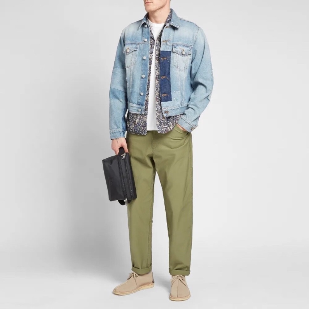 A.P.C. PANTALON KINGSTEN TROUSER PANTS KHAKI "NWT"
